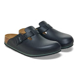 Birkenstock Clogs - Open Heel Birkenstock Boston PRO Clogs - Black Leather