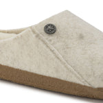 Birkenstock Clogs - Open Heel Birkenstock Zermatt Shearling Wool Felt -  Ecru