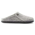 Birkenstock Clogs - Open Heel Birkenstock Zermatt Shearling Wool Felt -  Light Gray