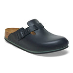 Birkenstock Clogs - Open Heel Black / 35 EU / D (Medium) Birkenstock Boston PRO Clogs - Black Leather