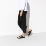 Birkenstock Flat Sandals Birkenstock Arizona Big Buckle Sandals - Black Oiled Leather