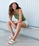 Birkenstock Flat Sandals Birkenstock Arizona EVA Sandals - Eggshell