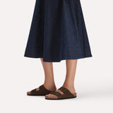 Birkenstock Flat Sandals Birkenstock Arizona (Soft Footbed) Sandals - Carafe Tonal Suede Leather