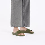 Birkenstock Slide Sandals Birkenstock Barbados Slides- Khaki