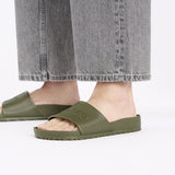 Birkenstock Slide Sandals Birkenstock Barbados Slides- Khaki