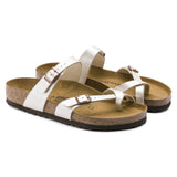 Birkenstock Strappy Sandals Birkenstock Mayari Sandals- Graceful Pearl White Birko-Flor