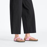 Birkenstock Thong Sandals Birkenstock Gizeh Sandals- Patent Candy Pink/ Black