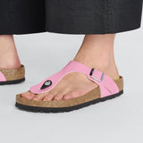 Birkenstock Thong Sandals Birkenstock Gizeh Sandals- Patent Candy Pink/ Black