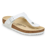 Birkenstock Thong Sandals Birkenstock Gizeh Sandals- White Birko-Flor