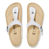 Birkenstock Thong Sandals Birkenstock Gizeh Sandals- White Birko-Flor