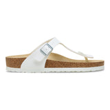 Birkenstock Thong Sandals Birkenstock Gizeh Sandals- White Birko-Flor