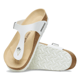 Birkenstock Thong Sandals Birkenstock Gizeh Sandals- White Birko-Flor
