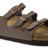 Birkenstock Three-Strap Sandals Birkenstock Florida Sandals (Soft Footbed)- Mocha