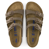 Birkenstock Three-Strap Sandals Birkenstock Florida Sandals (Soft Footbed)- Mocha