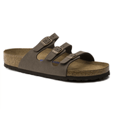 Birkenstock Three-Strap Sandals Birkenstock Florida Sandals (Soft Footbed)- Mocha