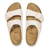 Birkenstock Two-Strap Sandals Birkenstock Arizona Birko-Flor Sandals- Eggshell
