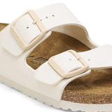 Birkenstock Two-Strap Sandals Birkenstock Arizona Birko-Flor Sandals- Eggshell
