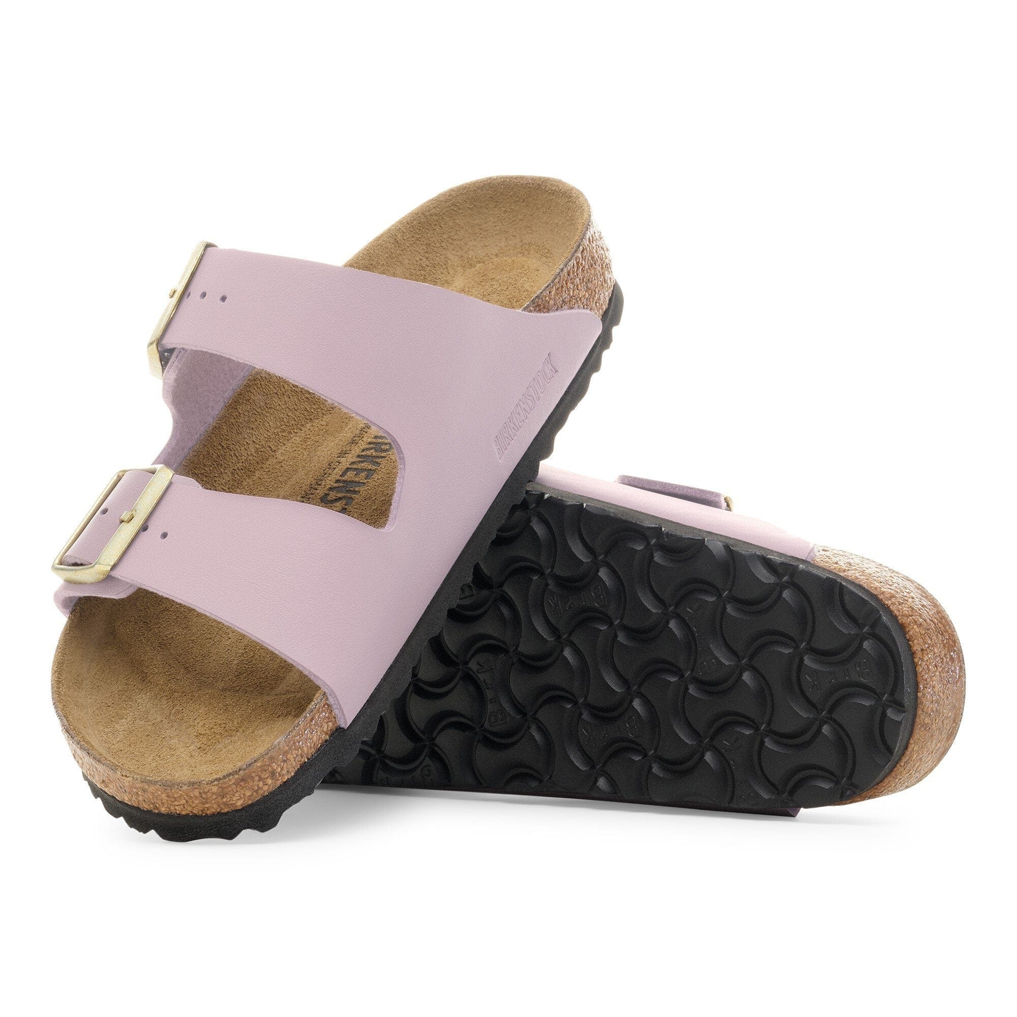 Birkenstock Two-Strap Sandals Birkenstock Arizona Birko-Flor Sandals-  Faded Purple