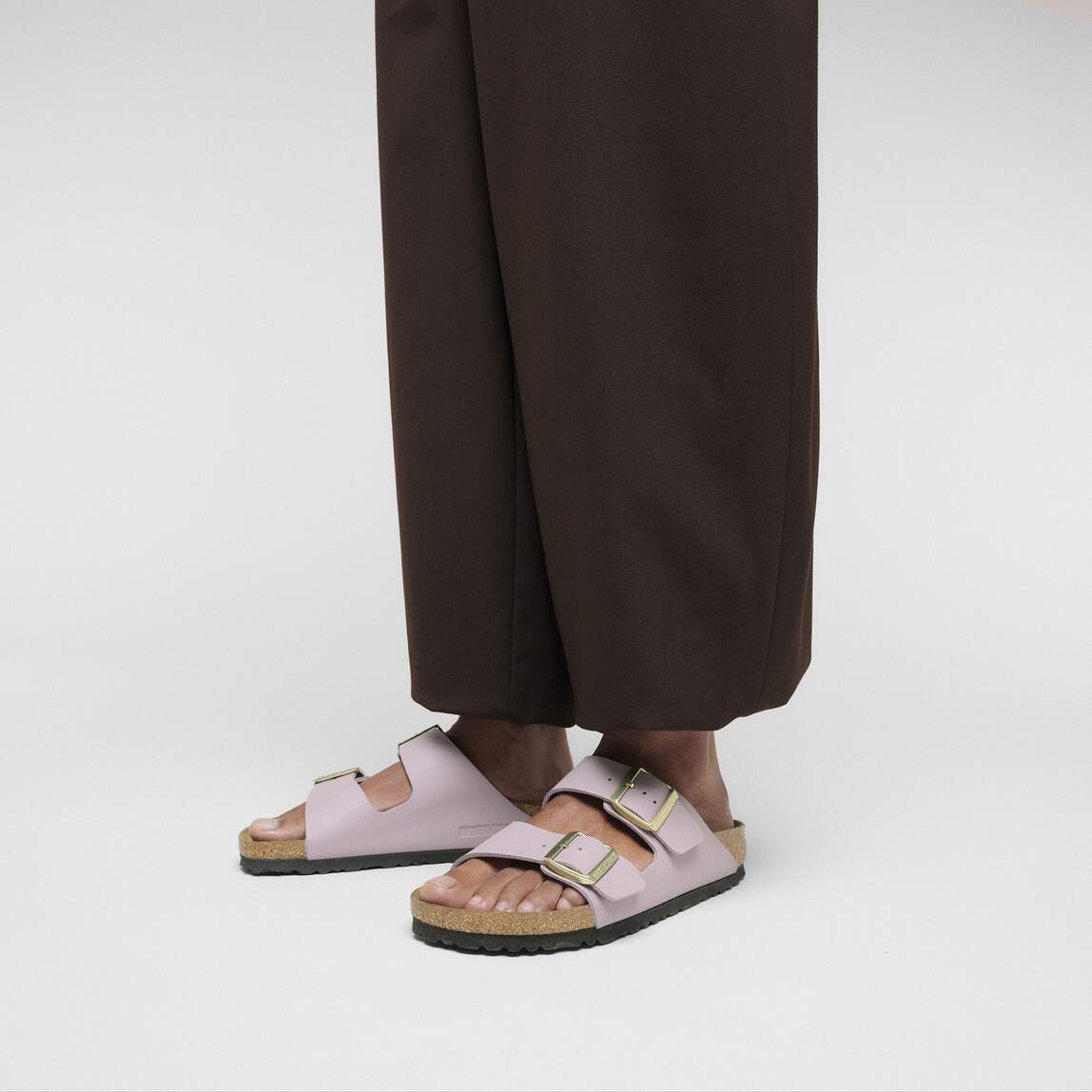 Birkenstock Two-Strap Sandals Birkenstock Arizona Birko-Flor Sandals-  Faded Purple