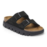 Birkenstock Two-Strap Sandals Birkenstock Arizona Chunky Sandals- Black Suede