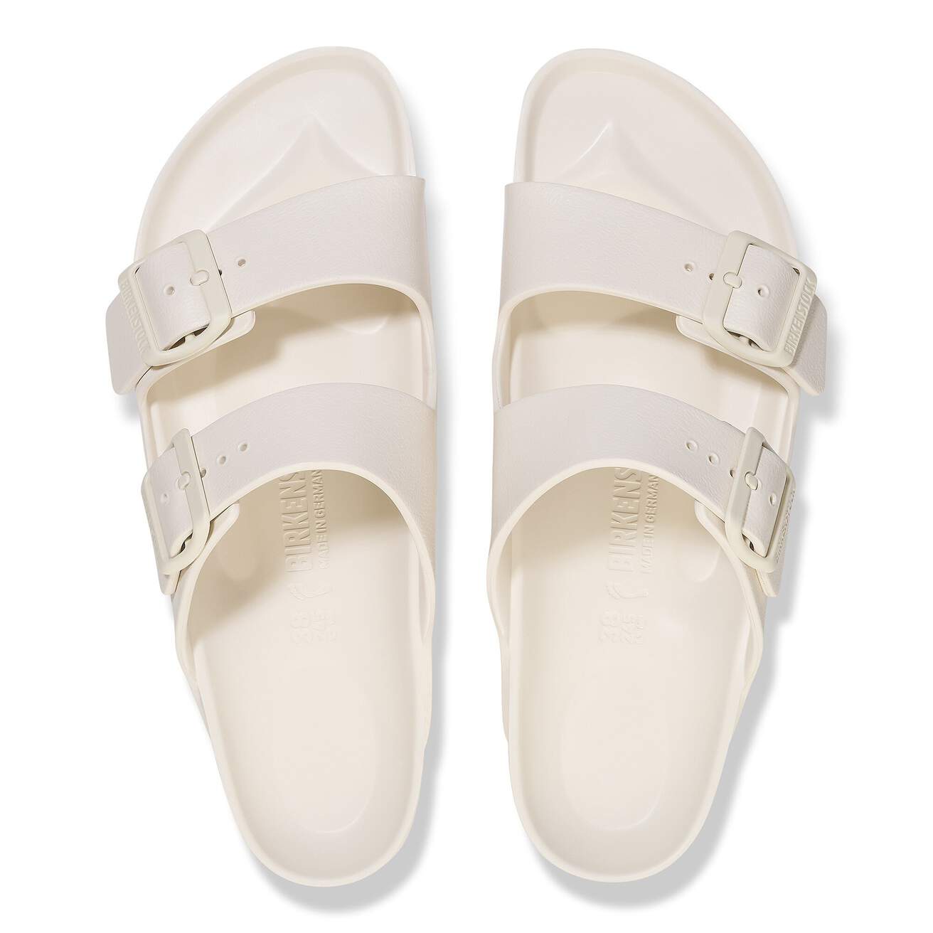Birkenstock Two-Strap Sandals Birkenstock Arizona EVA Sandals- Eggshell