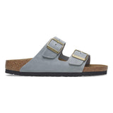 Birkenstock Two-Strap Sandals Birkenstock Arizona Sandals- Basalt Gray Oiled Leather