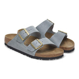 Birkenstock Two-Strap Sandals Birkenstock Arizona Sandals- Basalt Gray Oiled Leather