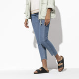 Birkenstock Two-Strap Sandals Birkenstock Arizona Sandals- Black Oiled Leather