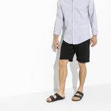 Birkenstock Two-Strap Sandals Birkenstock Arizona Sandals- Black Oiled Leather