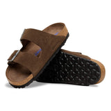 Birkenstock Two-Strap Sandals Birkenstock Arizona Sandals (Soft Footbed)- Carafe Tonal Suede