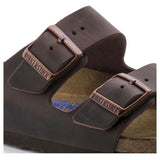 Birkenstock Two-Strap Sandals Birkenstock Arizona Sandals (Soft Footbed)- Habana Oiled Leather