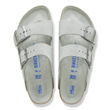 Birkenstock Two-Strap Sandals Birkenstock Arizona Sandals (Soft Footbed)- Pure Sage Tonal Suede