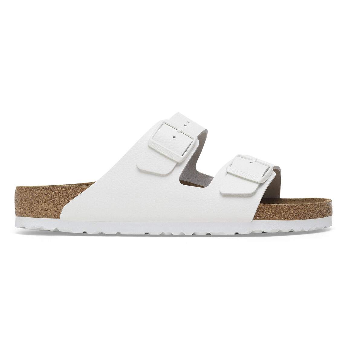 Birkenstock Two-Strap Sandals Birkenstock Arizona Sandals (Soft Footbed)- White Leather