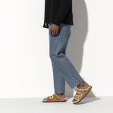 Birkenstock Two-Strap Sandals Birkenstock Arizona Shearling Suede Sandals- Mink