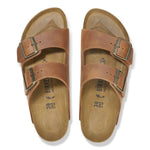 Birkenstock Two-Strap Sandals Birkenstock Arizona Two Strap Sandals - Cognac