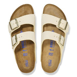 Birkenstock Two-Strap Sandals Birkenstock Arizona Two Strap Sandals (Soft Footbed) - ECRU