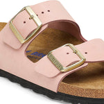 Birkenstock Two-Strap Sandals Birkenstock Arizona Two Strap Sandals (Soft Footbed) - Soft Pink