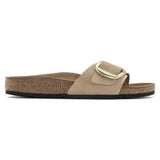 Birkenstock Two-Strap Sandals Birkenstock Madrid Big Buckle Sandals- Sandcastle Nubuck Leather
