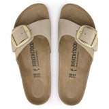 Birkenstock Two-Strap Sandals Birkenstock Madrid Big Buckle Sandals- Sandcastle Nubuck Leather