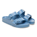 Birkenstock Two-Strap Sandals Elemental Blue / D (Medium) / 35 EU Birkenstock Arizona EVA Two Strap Sandals - Elemental Blue
