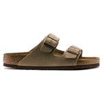 Birkenstock Two-Strap Sandals Taupe / 35 EU / D (Medium) Birkenstock Arizona Two Strap Sandals (Soft Footbed) - Taupe