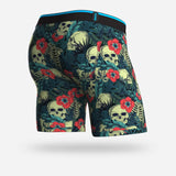 Bn3th Apparel & Accessories Small Boxer Brief - Jungle Skull - Multi