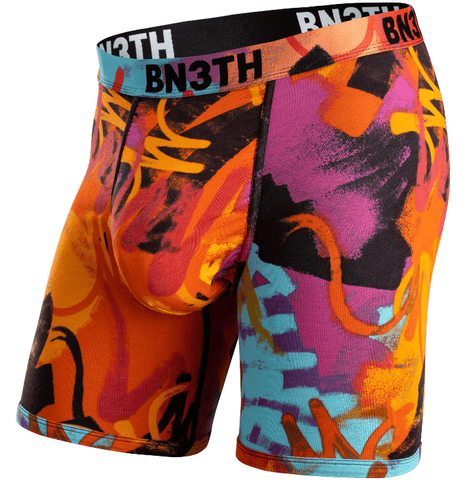 Bn3th Men's wear Small / Orange Boxer Brief -MADTEEZ