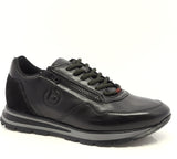 Bugatti Lifestyle Sneakers Bugatti Men's Harrison Leather Sneakers- Black