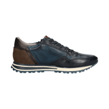 Bugatti Lifestyle Sneakers Bugatti Men's Philip Leather Sneakers- Dark Blue