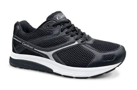 Cambrian Walking Shoes B (Medium) / Black/ White / 6 US Cambrian Women's Ultra Mesh Walking Shoes- Black/ White