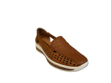 Cassini Slip-Ons & Loafers Cassini Women's Mindy Slip On Loafers- Tan Reptile