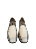 Cassini Slip-Ons & Loafers Cassini Women's Moana Slip On Loafers- White/ Metal Pond