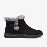 Clarks Ankle Boots 5 / B (Medium) / Black Clarks Womens Breeze Fur Boots - Black