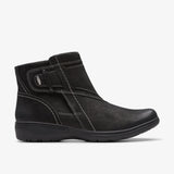 Clarks Ankle Boots 5 / B (Medium) / Black Clarks Womens Carleigh Style Boots - Black Leather